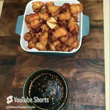 #Organic #Spicy #Korean #Pork Daeji Bulgogi #deep #fried