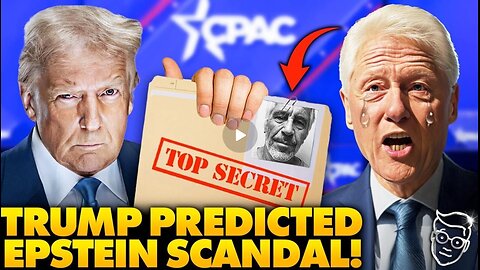 Trump Predicted Bill Clinton's Epstein Scandal 10 Years Ago From THIS Stage - Why DC Swamp in PANIC