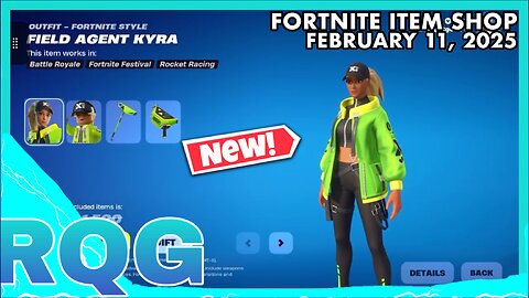 “NEW” FIELD AGENT KYRA+ICON EMOTE IS HERE! FORTNITE ITEM SHOP (February 11, 2025)