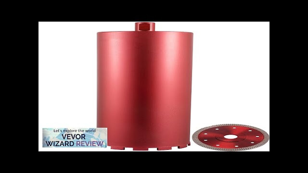 VEVOR Diamond Core Drill 8"/203mm Diameter Core Drill Bit 14"/355mm Concrete Core Review