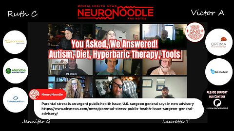 NeuroNoodle Neurofeedback Podcast Q&A: Autism, Diet, Hyperbaric Therapy & Top Tools Discussed!