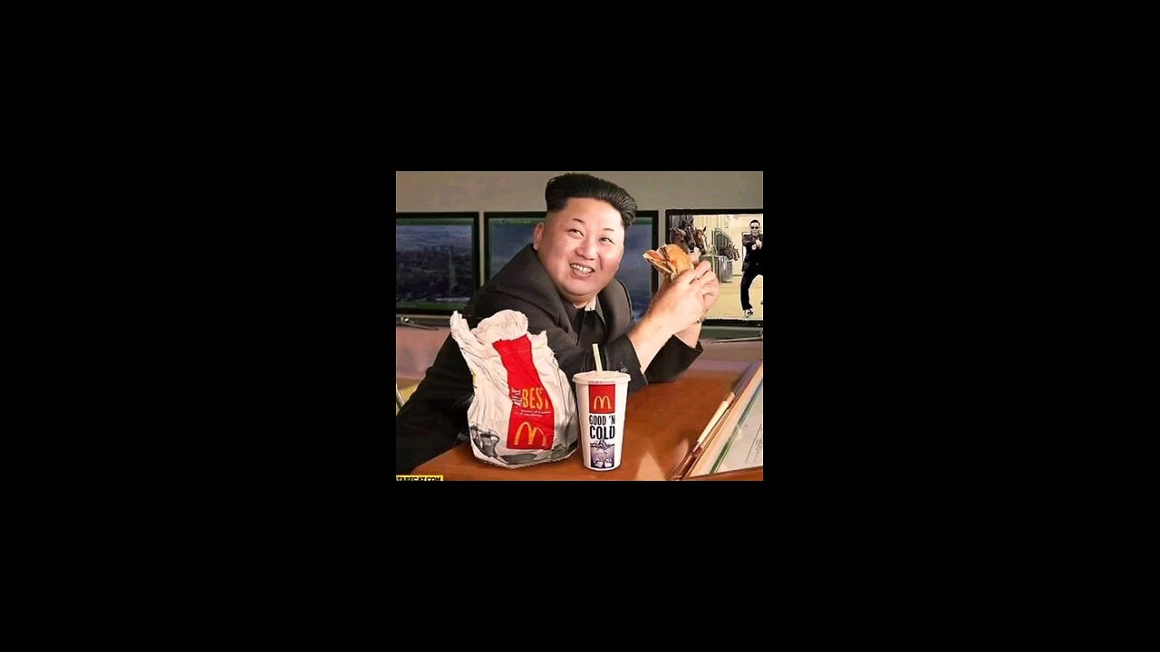 Kim Jong Un Caught Eating McDonalds