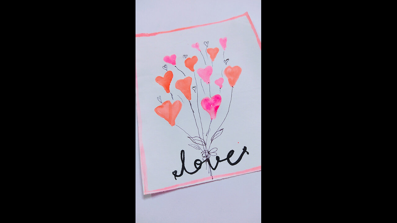 Cute Heart ❤️ Card for Valentine's Day || Happy Valentine's Day ideas 2025 || #valentinesday #shorts