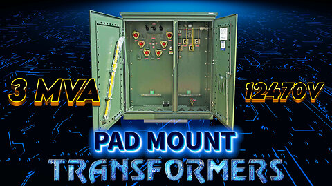 3 MVA Pad Mount Transformer - 12470V Delta Primary, 480Y/277 Wye Secondary - KNAN/Bell Green