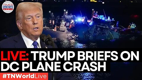 US President Donald Trump addresses nation on Washington DC plane crash| Potomac River