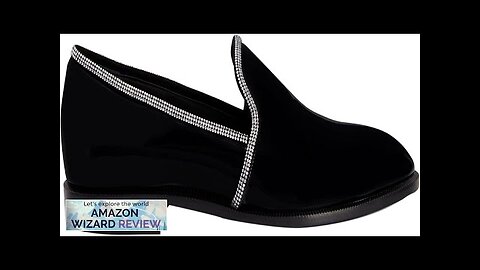 Giuseppe Zanotti Ariees LoafersThese loafers crafted from patent-effect black synthetic Review