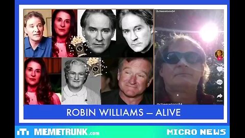 Robin Williams... a master of disguise... is he alive?