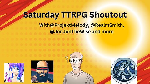 Saturday TTRPG Shoutout