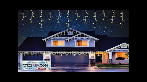 Christmas Decorations For House 2025 Led Icicle Light New Year 2025 Garland Review