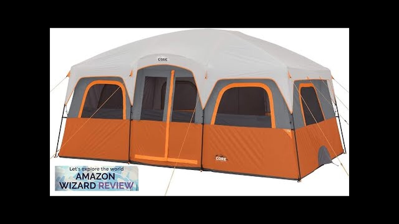 CORE 12 Person Tent Large Multi Room Tent for Family Review