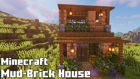 Crafting a Rustic Mud Brick Building in Minecraft