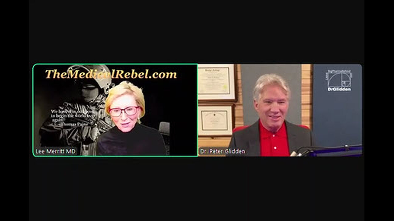 Dr Lee Merritt with Dr. Peter Glidden 1-13-2025