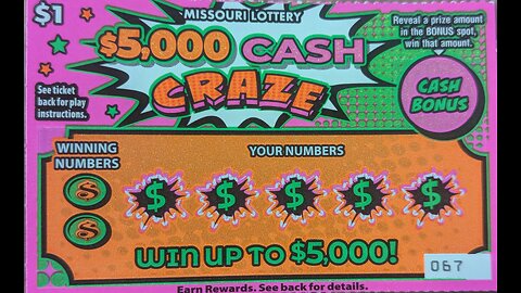 💰🔥 $5,000 Cash Craze! $1 Scratch-Off BIG WIN?! 💵💥 Lottery Ticket Scratching!