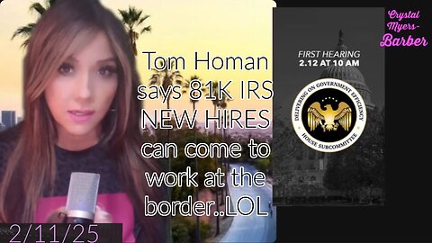 IRS new hires to work at BORDER & more on D.O.G.E /News 2/11/25