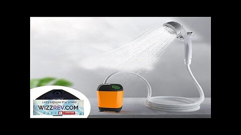 Outdoor Camping Shower IPX7 Waterproof with Digital Display Portable Electric Shower Pump Review