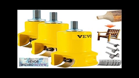 VEVOR Tenon Cutter 1"/25.4mm & 1.5"/38mm & 2"/50.8mm with Dual Curved Blades Review