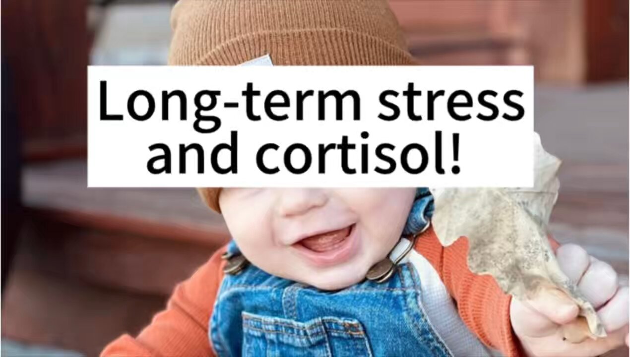 How does the body adapt to long-term stress?