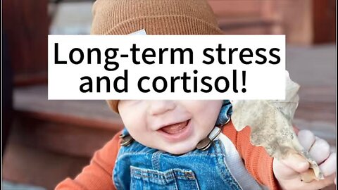 How does the body adapt to long-term stress?