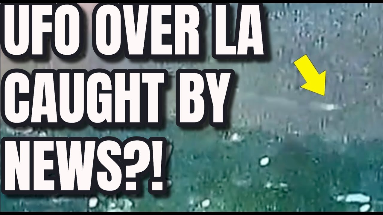 WHAT WAS THAT? Did the news capture a UFO over Los Angeles?