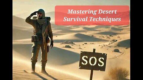 From Panic to Plan: Mastering Desert Survival Techniques