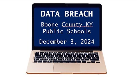 Boone Co. Student Data Breach