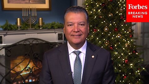 Alex Padilla Delivers His 2024 Holiday Message And Urges People To 'Stay Engaged' In Politics