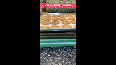 Stop Over Baking The Cookies