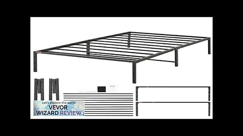 VEVOR 14 Inch Twin Metal Bed Frame Platform No Box Spring Needed Review