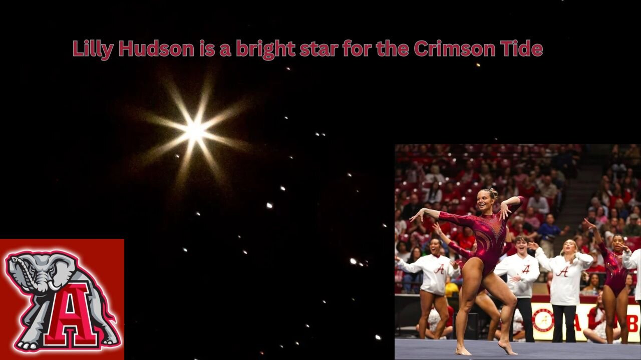 Lilly Hudson has been a shining star for the Crimson Tide women’s gymnastics team