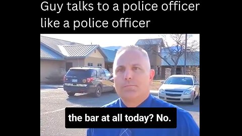 James Freeman flips the script & pretends he is the Police Officer asking the questions to the... Police Officer 😂