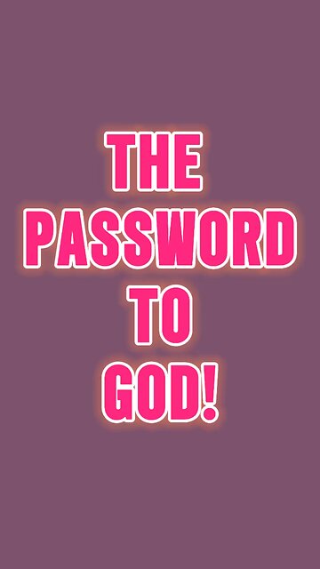Here’s The Password To God! 🌟 #jesus #truth #bible #repent #prayers