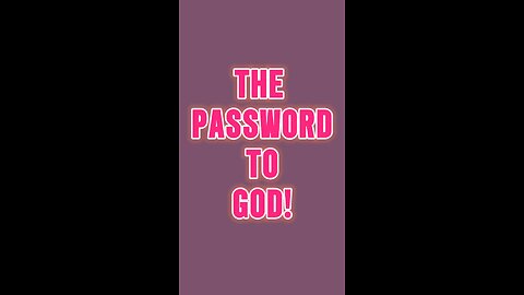 Here’s The Password To God! 🌟 #jesus #truth #bible #repent #prayers