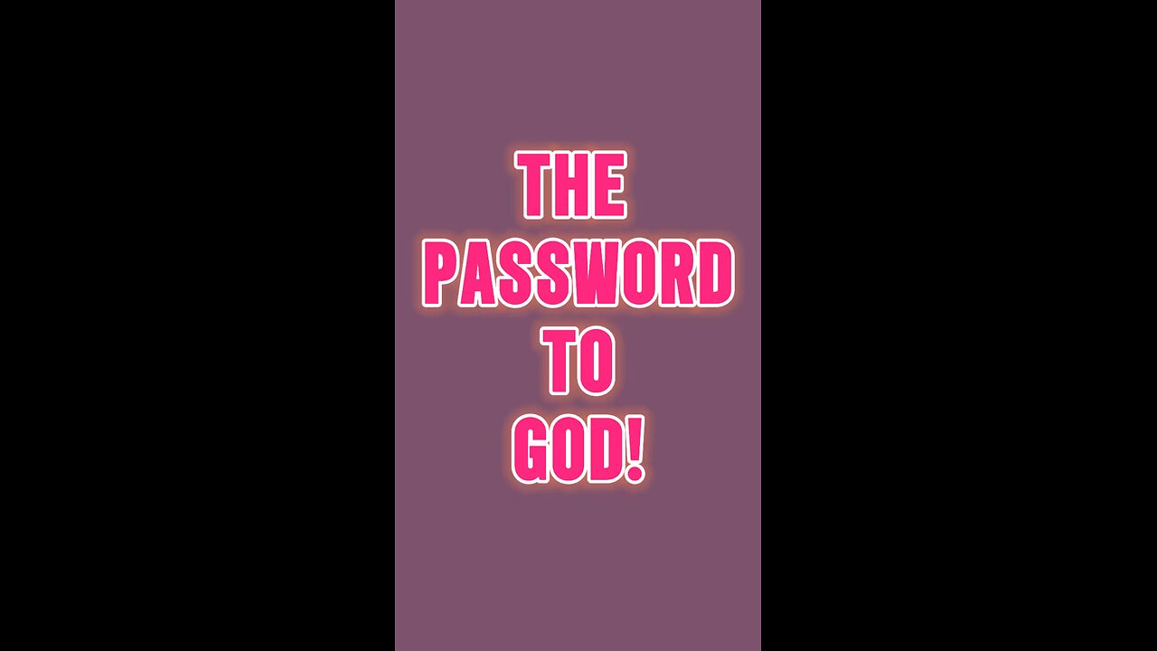 Here’s The Password To God! 🌟 #jesus #truth #bible #repent #prayers