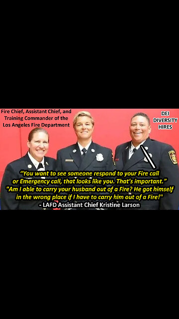 This Aged Like Milk: LAFD Assistant Chief Kristine Larson illustrates why DEI Hires are a Failure 🔥