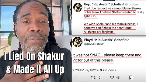 Floyd Schofield Admits to Lying on Shakur Stephenson, Victor Conte & SNAC