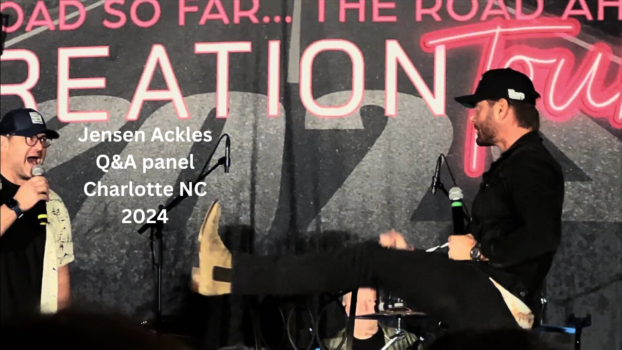 Jensen Ackles || SPN Charlotte Q&A main panel
