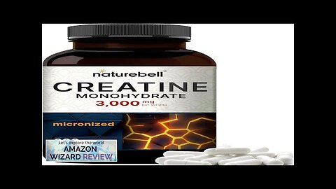 Creatine Monohydrate 3000mg Per Serving 300 Capsules – Micronized – Unflavored Creatine Review