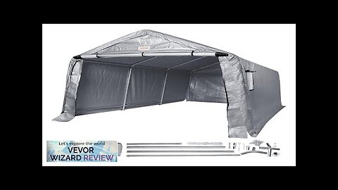 VEVOR Outdoor Portable Storage Shelter Shed 10x15x8ft Heavy Duty Instant Garage Tent Review