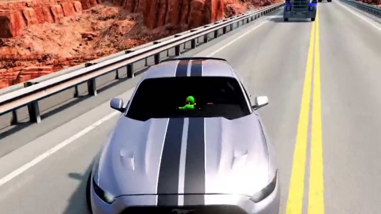 Chance of survival with different vehicles #beamng #beamngdrive #beamngcrash #game #gaming