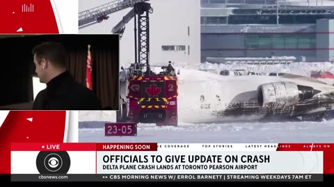 Delta plane crash survivor described hanging upside down after Toronto landing