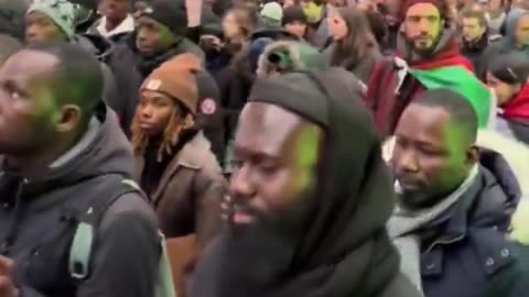 Illegal migrants march in Paris, demanding residency and taxpayer-funded housing. 