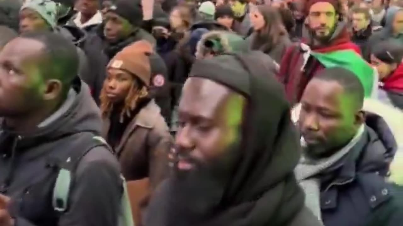 Illegal migrants march in Paris, demanding residency and taxpayer-funded housing.