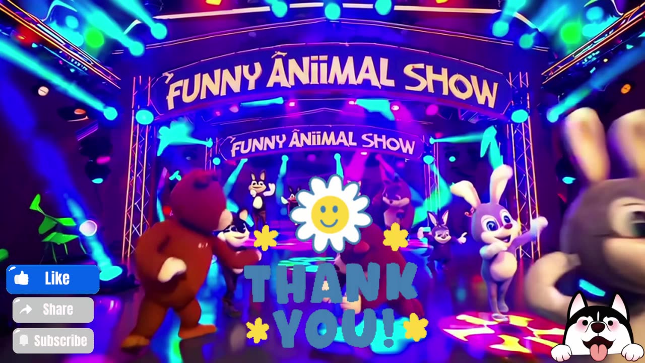 Funny Animal Show | Kids AI Funny Songs & Dance #kids #funnyanimals