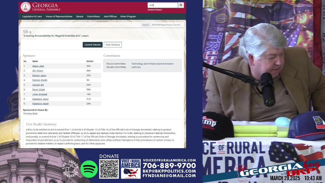 GA GOP Turmoil: Divisions, AI Laws, and Calls to DOGE the Party