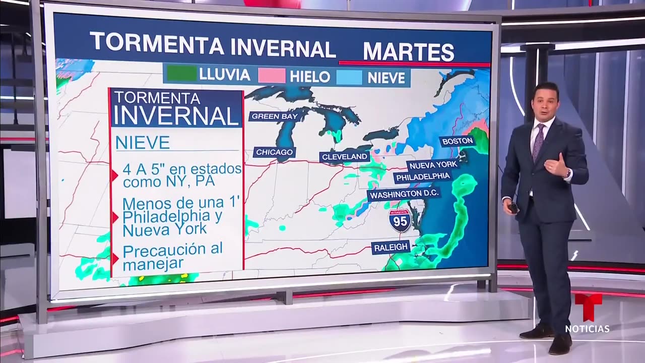 Una nueva ronda de nieve afectará varios estados y entorpecerá el funcionamiento de los aeropuertos