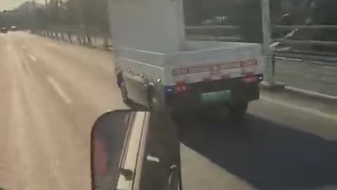 Driverless trucks are already driving along highways in China.