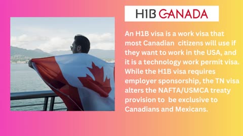 What are the H1B visa requirements for Canadian citizens?