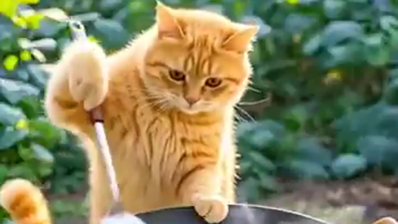 Vegan cat cooking