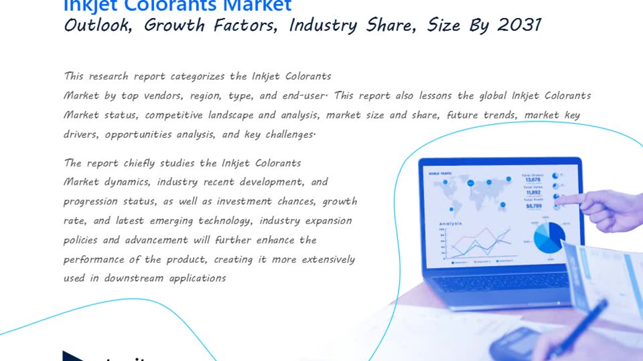 Inkjet Colorant Market: Share, SWOT, Trends, and Forecast to 2031