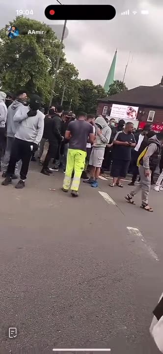 police arresting muslim with knife